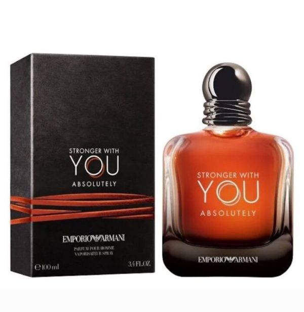 Emporio Armani Stronger With You Absolutely Parfum 100ml For Men PERFUME IMAGE - shopwithescy.com