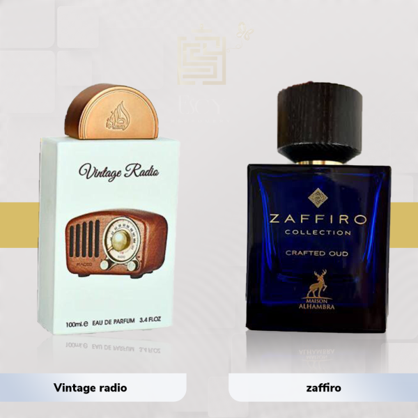 Vintage radio + zaffiro